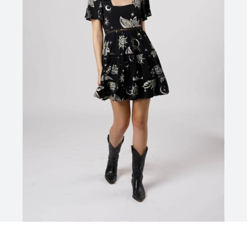 Women’s Band Of The Free Mini Remy Black Celestial Dress